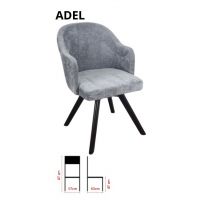 STOLMEB - Krzesło ADEL | PODSTAWA STAŁA DREWNIANA