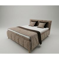 MEBLE BEST - ALBA Łóżko z pojemnikiem 160x200 | Materac 7 stref | HR | Kokos
