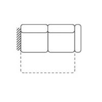 FENIKS MEBLE - ALISON Sofa 2,5 FR Z funkcją spania | Z bokiem prawym