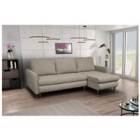 WERXAL - AMBER UNIWERSALNY Narożnik z funkcją spania i pojemnikiem na pościel | DOSTĘPNY OD RĘKI