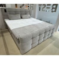 MEBLE BEST - ANA Łóżko kontynentalne z pojemnikiem | 180x200