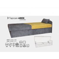 Meblarz - Tapczan AREK strona lewa | T-C