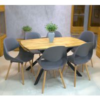 MOSKAŁA MEBLE - Stół Bari | 140-180/90 | Dąb naturalny