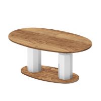 HUBERTUS - BARLETTA Ławostół | Dąb pradawny | Biały połysk | Dąb pradawny