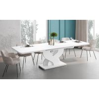 HUBERTUS - BELLISSIMA Stół 160-256x89 | Biały mat