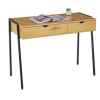 FURNITEX - B17-FX Biurko | Dąb naturalny