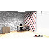 AMS Meble Biurowe - NOVO Biurko BNO7 Na Stelażu Metalowym | 140/50x100/70 cm | 1-osobowe | Wolnostojące | Kształtowe