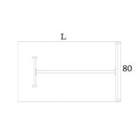 AMS Meble Biurowe - EVENT Biurko BV12 Na Stelażu Metalowym | 180x80 cm | 1-osobowe | Podporowe