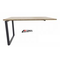 AMS Meble Biurowe - OMIX PLUS Biurko podporowe BO11+ | Na Stelażu Metalowym | 160x80 cm | 1-osobowe | Podporowe | Z Dystansem 1 cm