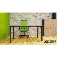 AMS Meble Biurowe - RANT Biurko BRK3 Na Stelażu Metalowym | 160x70 cm | 1-osobowe | Wolnostojące