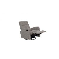 UNIMEBEL - BORETTO Fotel z funkcją relaks | obrotowy | Tkanina Gr A 559 | DOSTĘPNY OD RĘKI