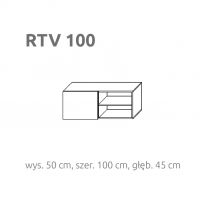 LAYMAN - BRIKS RTV 1/100 | Szafka RTV