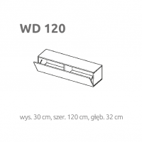 LAYMAN - BRIKS WD120 | Moduł poziomy z frontem | Otwierany w dół