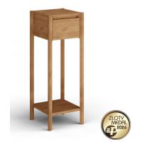 KATMANDU MEBLE - CAMPI Stolik z szufladą wysoki | Dąb | KULCA14