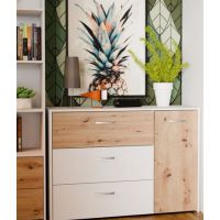 Forte - CULGOA CUGK221R-C853 Komoda | Dąb Artisan/Biały