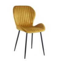 FURNITEX - K1-FX Krzesło | Velvet | Curry