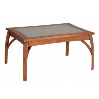 UNIMEBEL - ŁAWA D-44 Blat szklany szyba mleczna