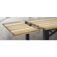 ORTUS - VITTORIO Dostawka Dąb | do stołu nierozkałanego | Lite drewno | Grubość 4 cm