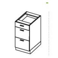 LAYMAN - LORA DSW 6/3 Szafka dolna wyspowa 60 z szufladami (starmotion)