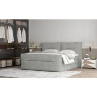 WERSAL - ELMA Łóżko Kontynetalne 160x200 z pojemnikiem | Materac Bonell | Materac Pocket