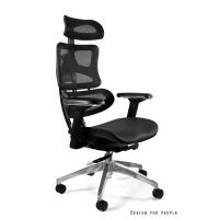 UNIQUE MEBLE - ERGOTECH CHROME FRAME Fotel Obrotowy CM-B137A | Zgodny z Rozporządzeniem z 2023 roku