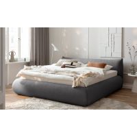 MC AKCENT - FORTELLO Łóżko z pojemnikiem 140x200 | Tkanina Marieta szara 9510 | FOR14073