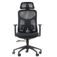 STEMA - ARDEN Fotel Obrotowy | Czarny | Zgodny z Rozporządzeniem z 2023 roku