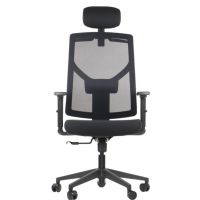 STEMA - CURTIZ Fotel Obrotowy | Czarny | Zgodny z rozporządzeniem MRPiPS z 2023