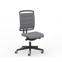 NOWY STYL - @-SENSE Fotel obrotowy PLUS-PW-BL LP11 | Oparcie zgrzewane w technologii ultradźwiękowej | Mechanizm LP11 | Wersja BLACK