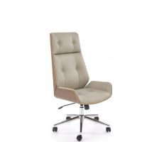 HALMAR - WEBSTER Fotel Obrotowy | Beżowo-Orzechowy