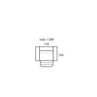 ETAP SOFA - MELLOW Fotel 1,5RF (ele) fotel z elektryczną funkcją relaks