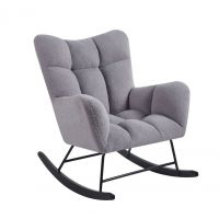 FURNITEX - FR4-FX Fotel bujany | Teddy | szary