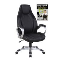 FURNITEX - CX-1363H Fotel obrotowy | Czarny