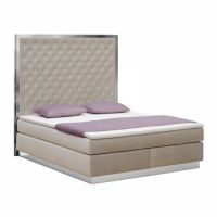 NEW ELEGANCE - NEW ELEGANCE WEZGŁOWIE 700 RAMKA CHROM | Wysokość 150 | do łóżka kontynentalnego | 160