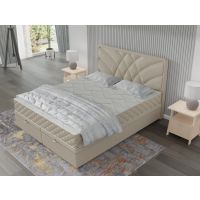 MPF MEBLE POLSKIE FIJAŁEK - GEMMA Łóżko Kontynentalne z pojemnikiem | z materacem | 180x200