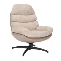 SIGNAL - GISELLE Fotel | Tkanina Beż tap.241 | Beż skóra syntetyczna tap. 237 | z MR