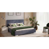 Forte - GOMEZZA Łóżko tapicerowane 180x200 | z pojemnikiem