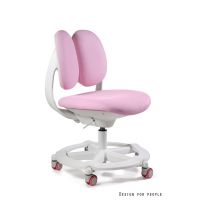 UNIQUE MEBLE - GOOFY FOTEL OBROTOWY MR-101-G-P | RÓŻOWY