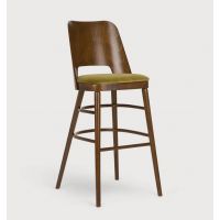 PAGED - SHELL Krzesło Barowe H-0043 | Buk | Kont.