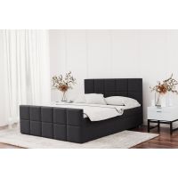 SOFIA MEBLE - HANA Łóżko kontynentalne 180x200 z pojemnikiem