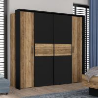 Forte - HAYATO JBMS32331-M215 Szafa ubraniowa z listwą okalającą