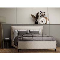 Forte - HELSINGBORG Łóżko tapicerowane 180x200 | z pojemnikiem