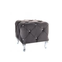 SIGNAL - HESTIA K VELVET Puf / Ławka | Szary Bluvel 14 | z PL