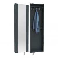 ALLHALL - HOME Szafa obrotowa płaska z lustrem HOP-3-G2M