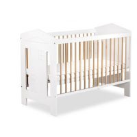 KLUPŚ - IDA Łóżeczko 120x60 | Biel | Buk