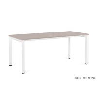 UNIQUE MEBLE - PASON - MANAGER DESK Biurko | Stelaż Biały | Blat Beżowy | 150x80 cm