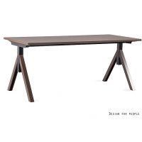 UNIQUE MEBLE - MARS - MANAGER DESK Biurko | Stelaż Metalowy | Blat Walnut | 180x80 cm