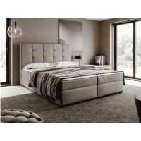 STOLLECH - IRIS Pocket Łóżko kontynentalne z pojemnikiem ( sprężyny kieszeniowe 7- strefowe) | 140/200