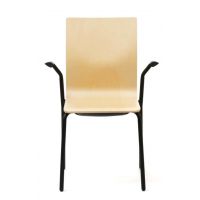 BGROUP - JOANNA Krzesło Konferencyjne JO1 S40 / S44 / S30 / S34 | Stelaż Metalowy na 4 nogach | Kubełek - Całość Sklejka