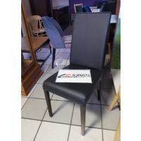 Lenarczyk - K0411 Krzesło Buk czarny | Ekoskóra czarna | Komplet 4 sztuki | PROMOCJA | DOSTĘPNE OD RĘKI